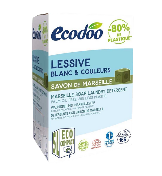 Ecodoo Wasmiddel vloeibaar Marseille zeep bio 5.00 Liter