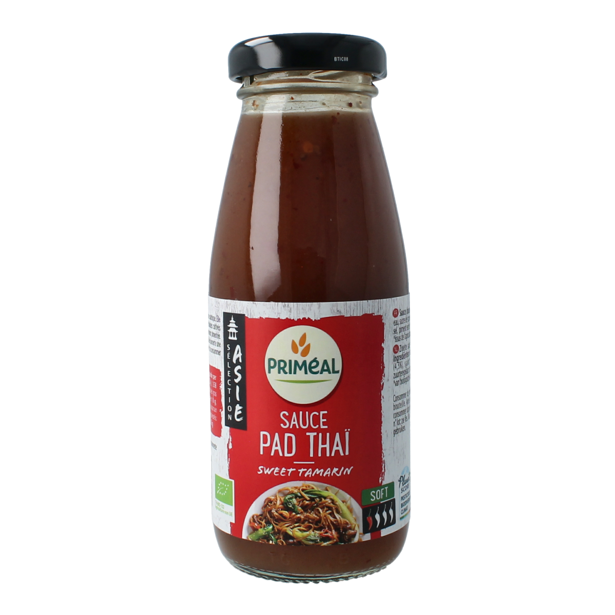 Primeal Pad Thai saus bio, 200g, organic Thai-style sauce in a jar, ideal for authentic stir-fry dishes