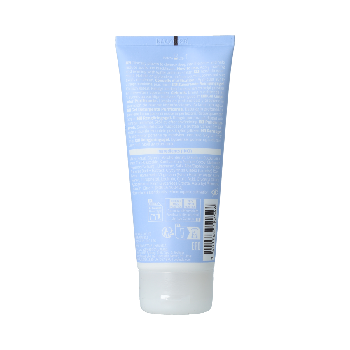 Weleda Reinigingsgel zuiverend 100.00 Milliliter