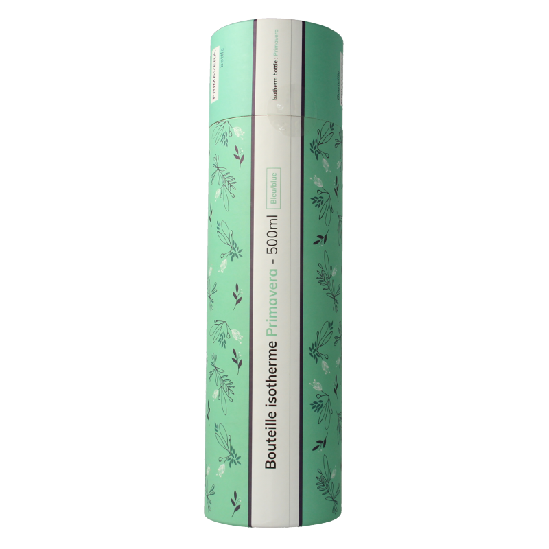 Yoko Prima Vera 500ml isotherm drinkfles for keeping beverages hot or cold, shown in a natural setting with a white background.