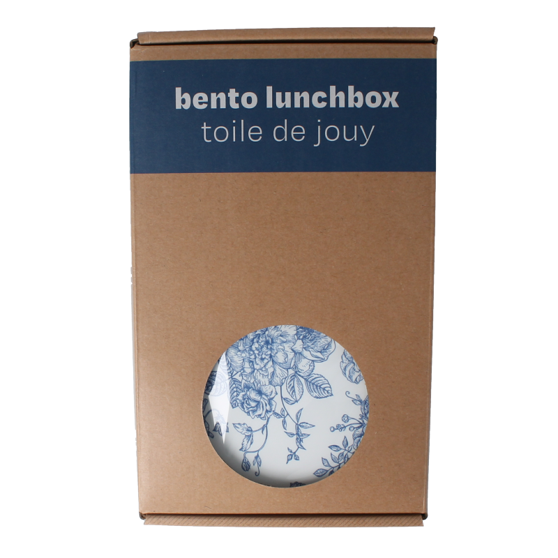 Yoko Lunchbox toile de joy blue 1200ml for cooking and dining, featuring a vibrant blue design and durable material.