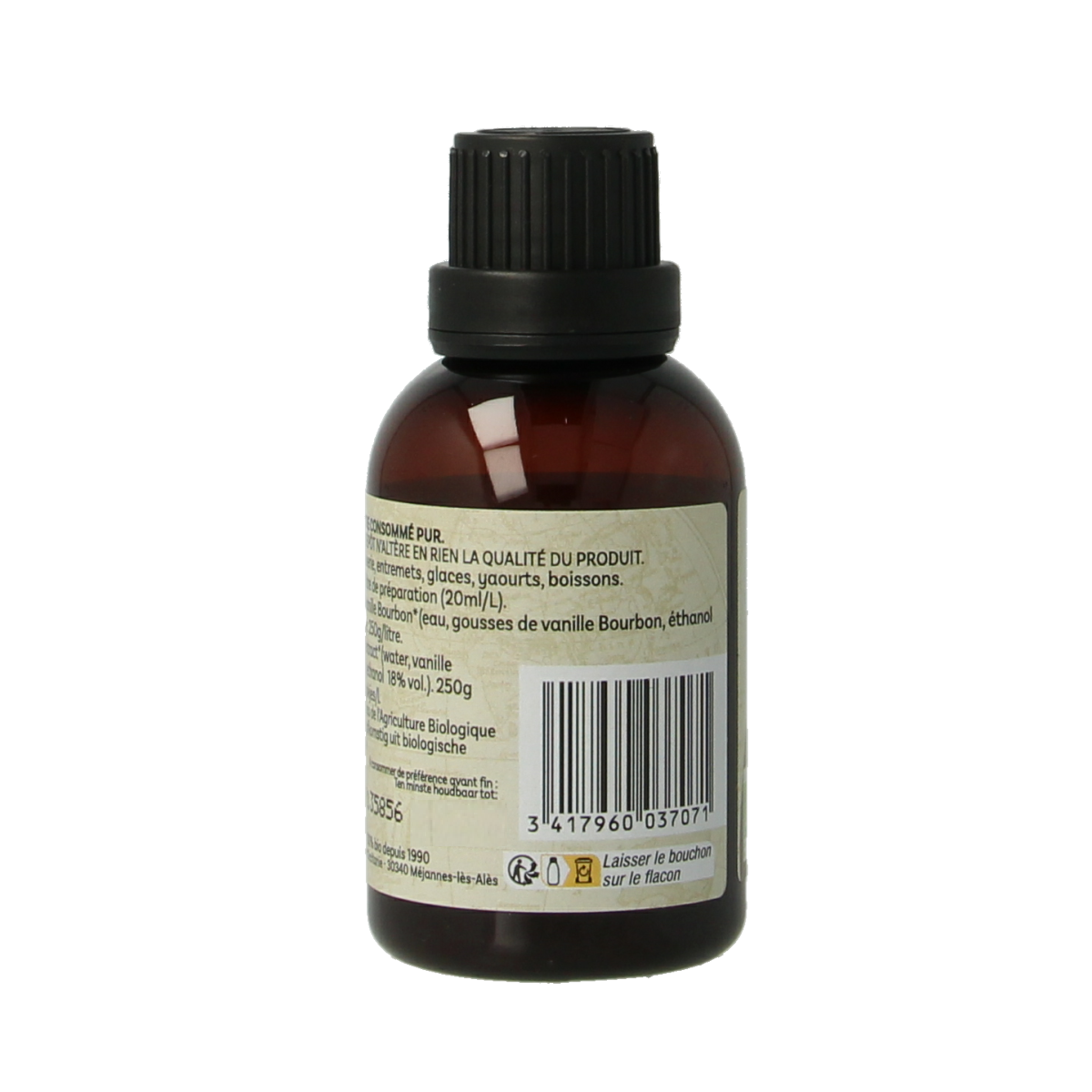 Cook vanilla extract bio in a 40ml bottle, natural flavoring for baking and cooking, from the Sauzen en Smaakmakers category.