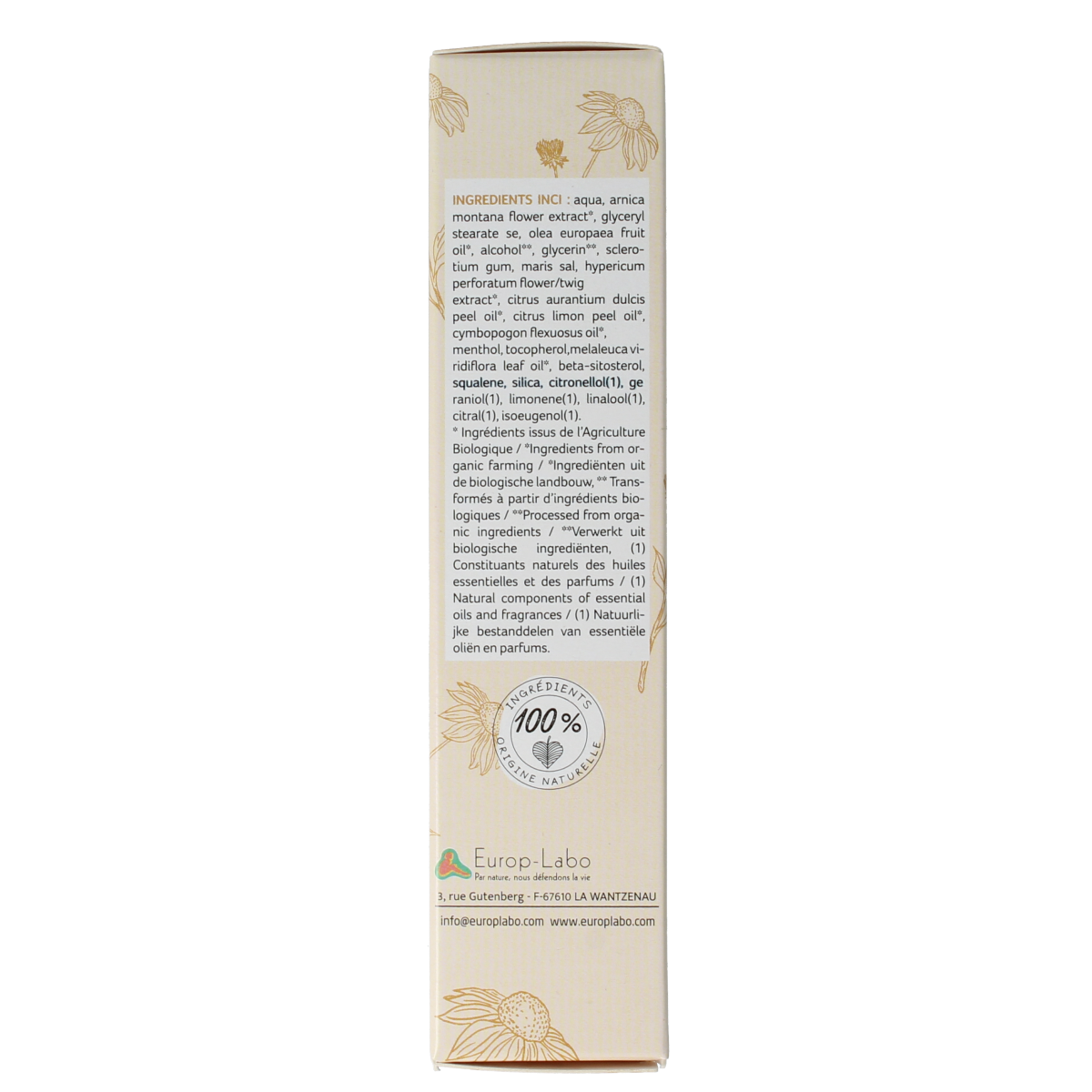 Phytonorm Arnica gel in 50ml tube, a natural body care product for soothing and skin relief, with visible gel texture.
