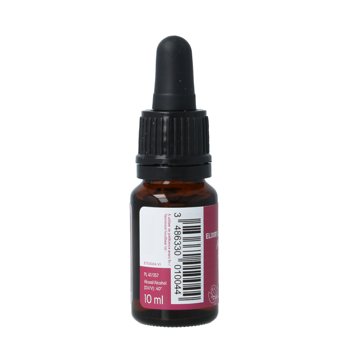 Ladrome Bio Agrimony herbal extract 10ml bottle, natural herbal remedy from Ladrome, displayed in a clear container.