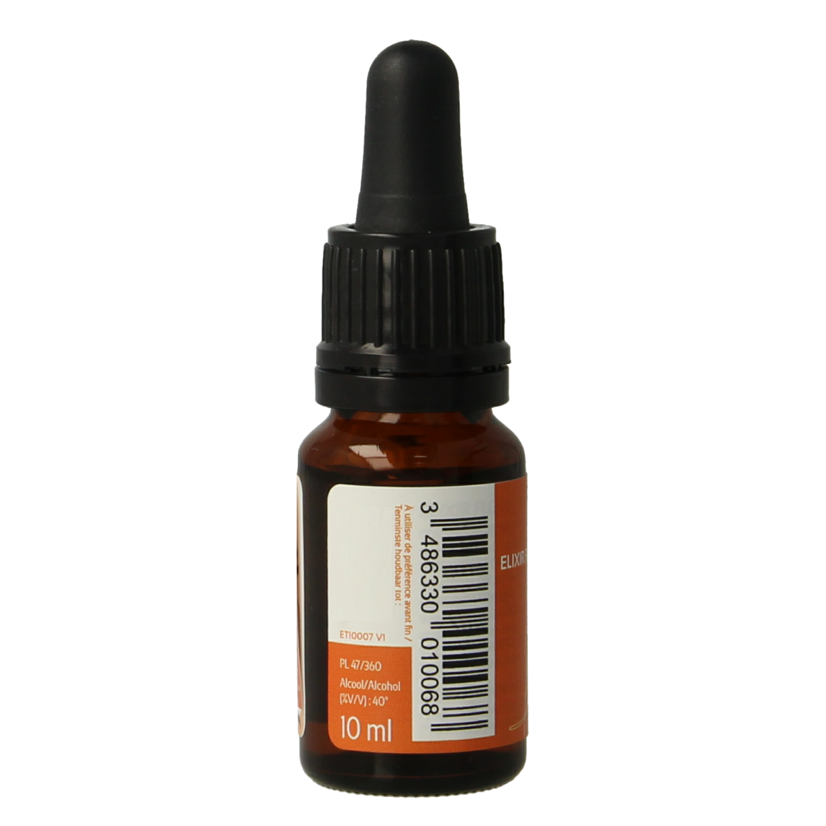Ladrome Heather bio herbal preparation in a 10ml bottle, featuring fresh heather flowers and leaves, for herbal remedies.