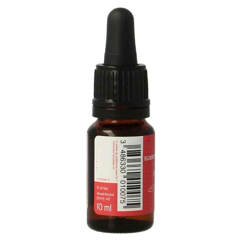Ladrome Charme hornbeam bio herbal preparation in a 10ml bottle, featuring natural hornbeam plant for herbal remedy use.