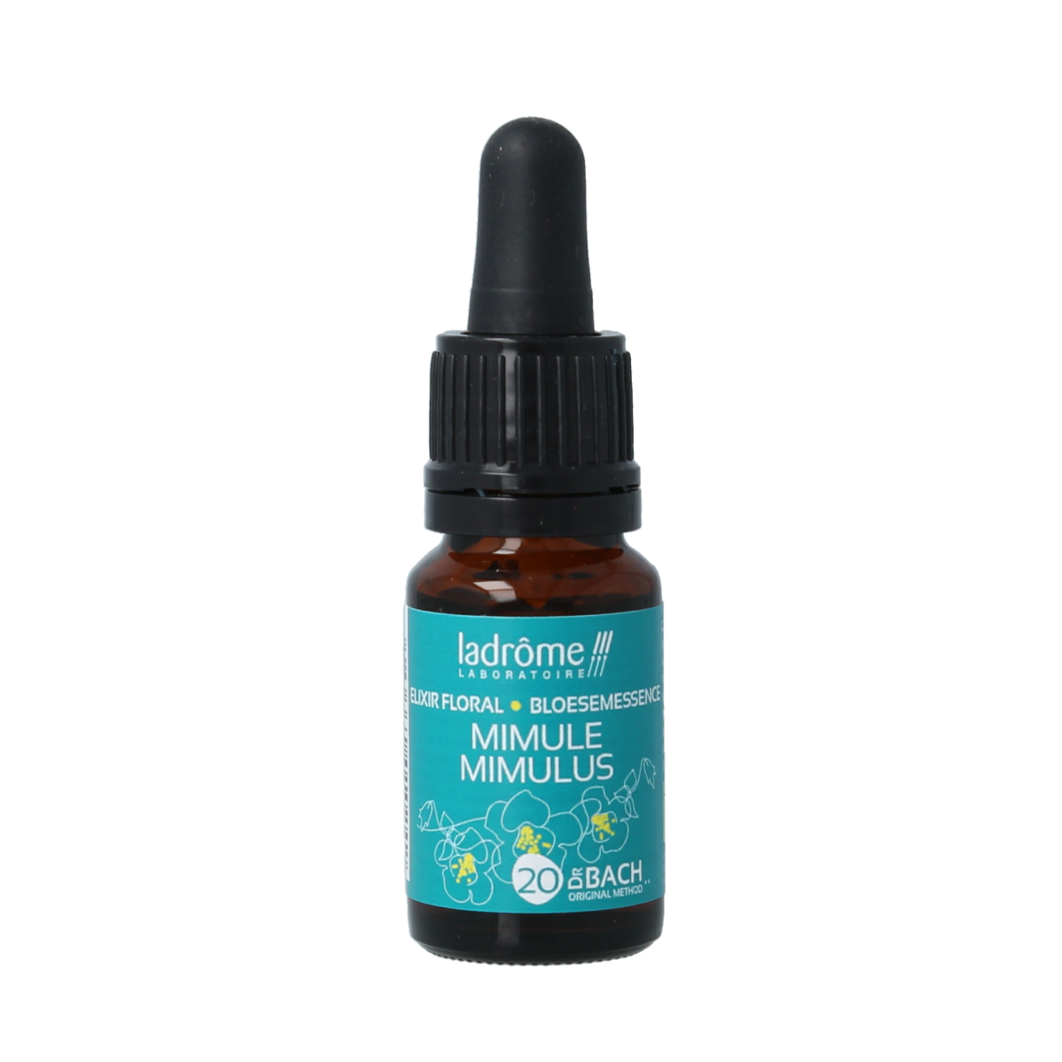 Ladrome Mimulus bio herbal remedy in a 10ml bottle, part of Ladrome's herbal preparations collection.