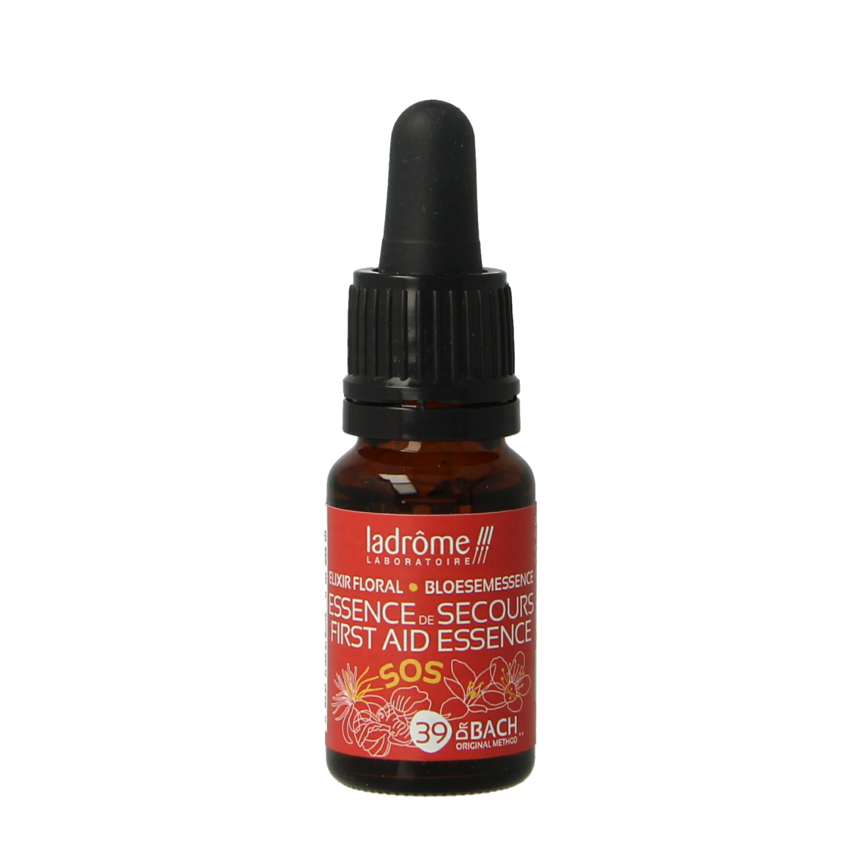Ladrome First Aid Essence bio herbal remedy in a 10ml bottle, part of Ladrome's herbal preparations line.