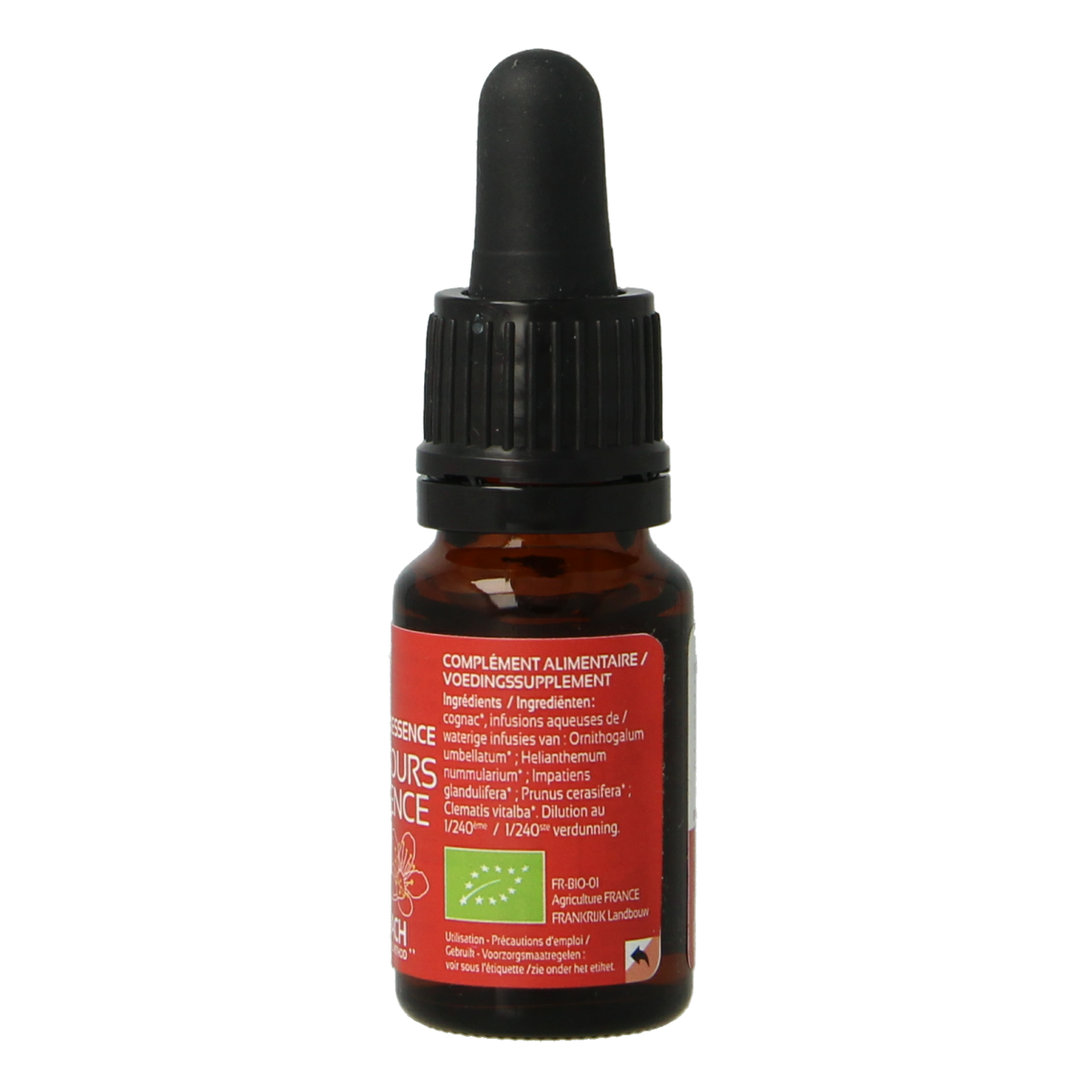 Ladrome First Aid Essence bio, herbal remedy in a 10ml bottle, natural herbal preparation for first aid purposes.