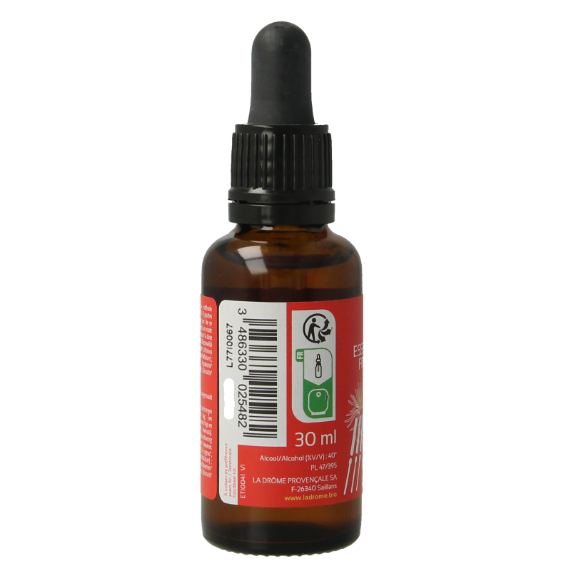 Ladrome First Aid herbal drops in a 30ml bottle, natural herbal preparation for first aid, with plant-based ingredients.