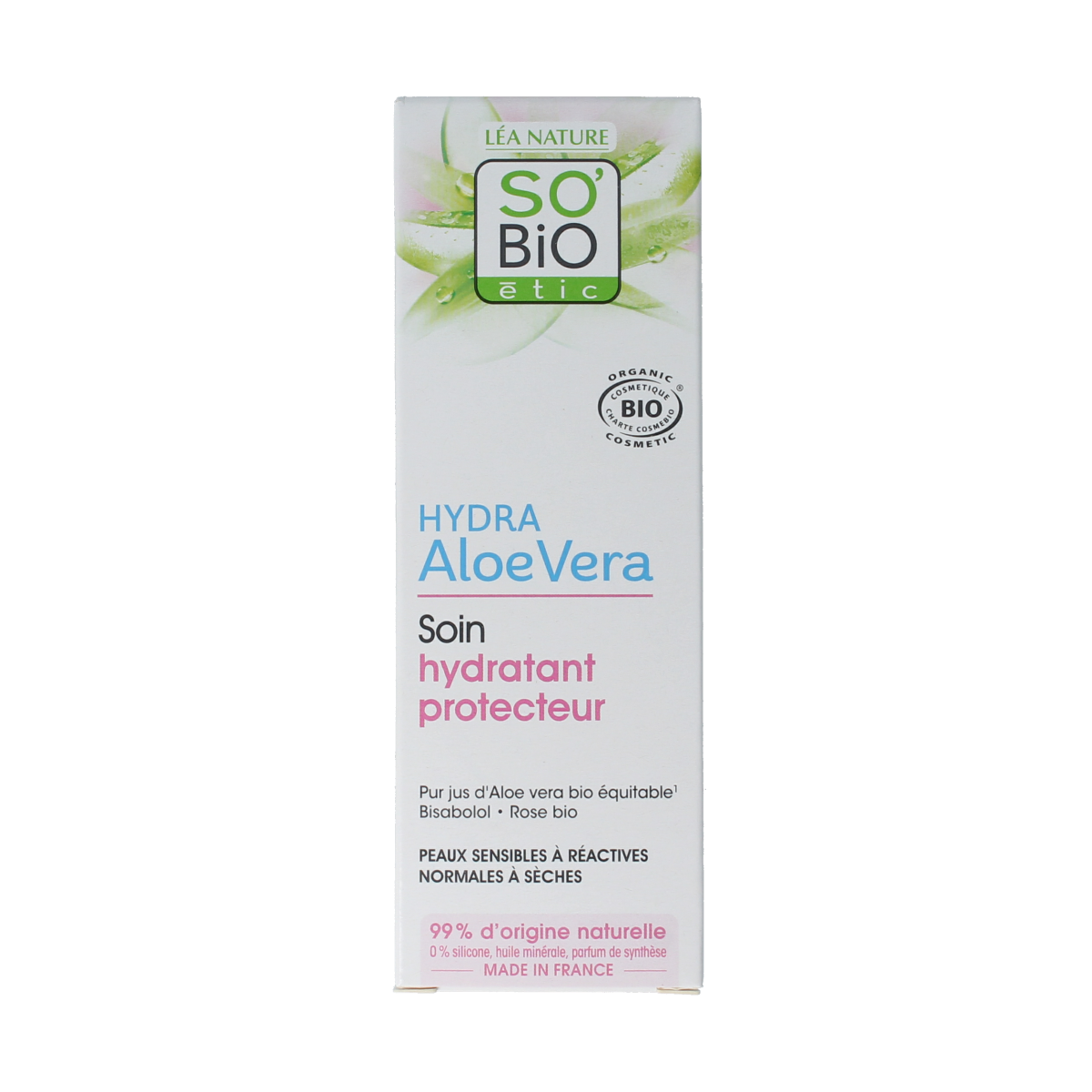 So Bio Etic Dermo Defense face cream in a 50ml jar, suitable for gentle facial skincare and protection.