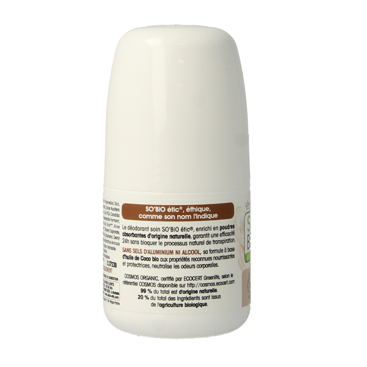 So Bio Etic Deoroller women coco bio 50.00 Milliliter