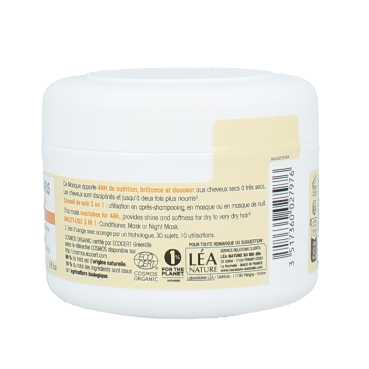 So Bio Etic Hairmask nourishing shea butter bio 200.00 Milliliter