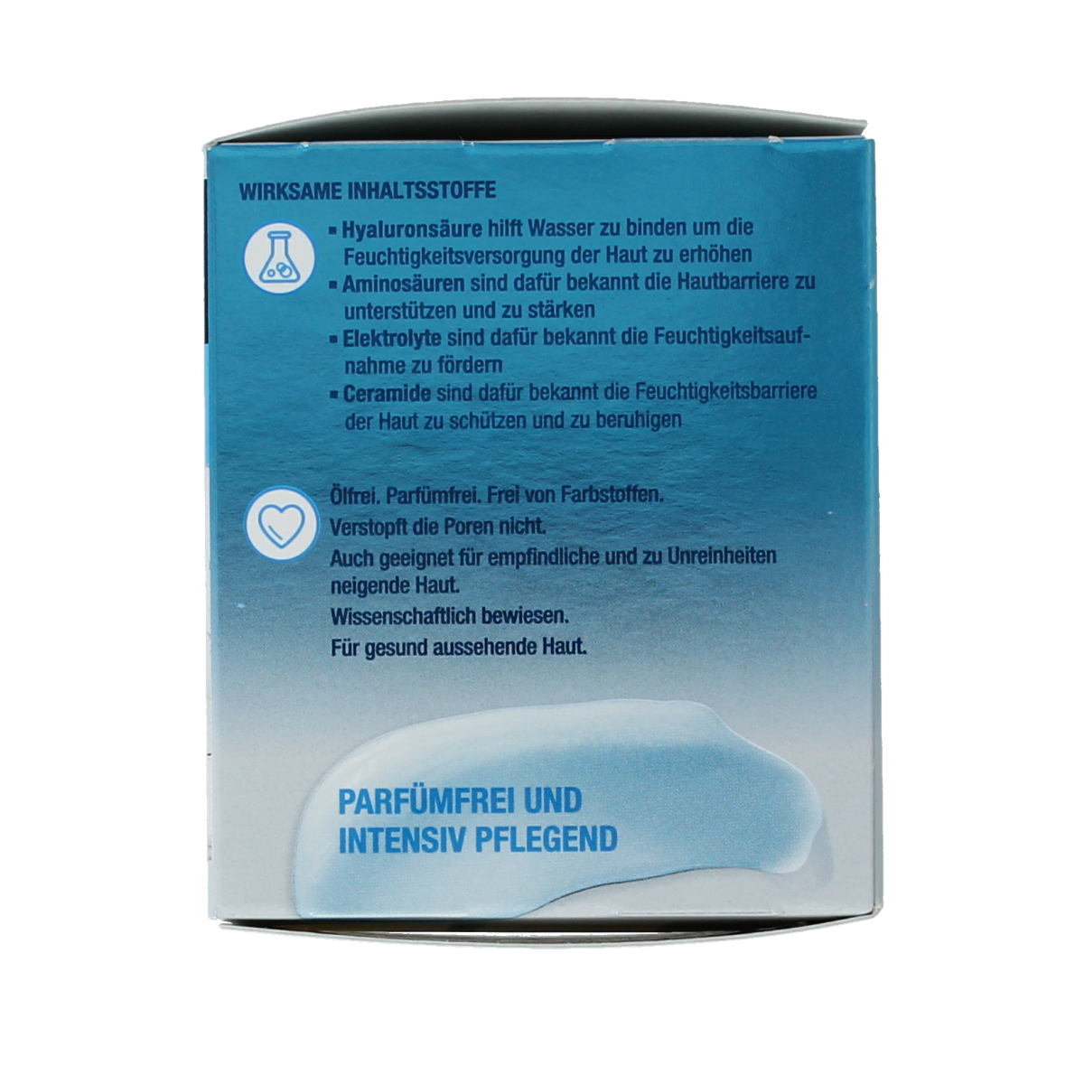 Neutrogena Hydro Boost Creme Gel Moisturizer in 50ml jar, hydrating facial skincare product with a clear gel texture.