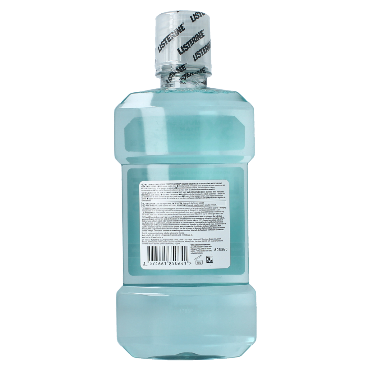 Listerine Mondwater coolmint mild 500.00 Milliliter