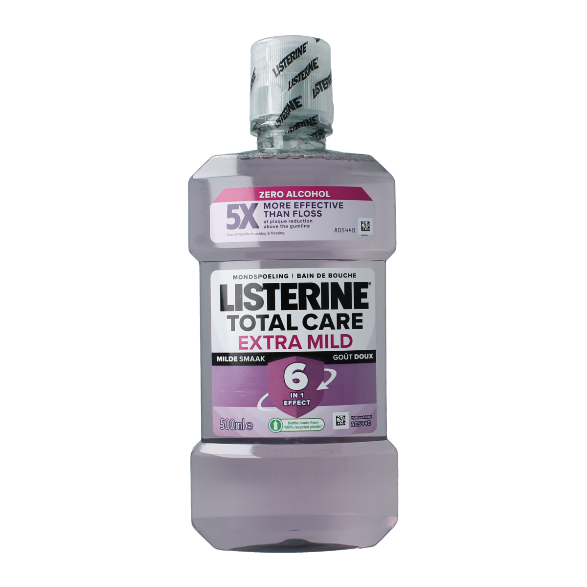 Listerine Mondwater total care extra mild 500.00 Milliliter