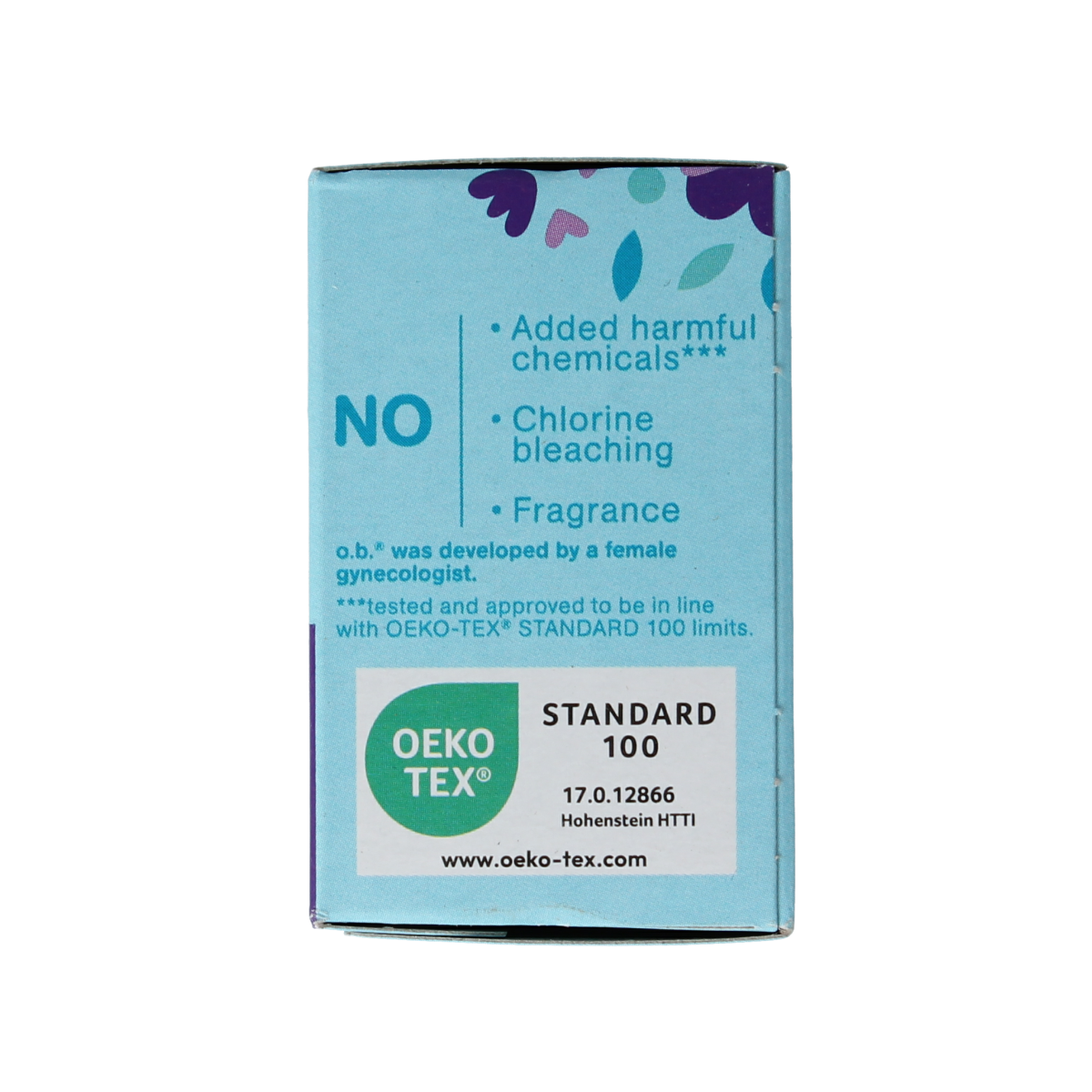 OB Tampons Extra Protect Normal, box of 16, feminine hygiene product designed for reliable protection.