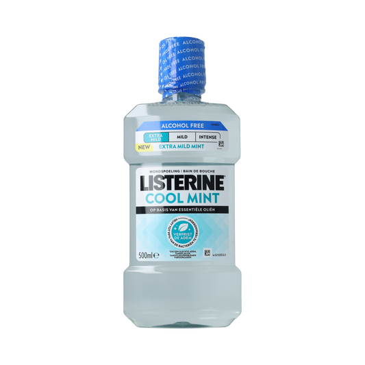 Listerine Listerine Coolmint AlcoholFree Extra Mild 500ml 500.00 Milliliter