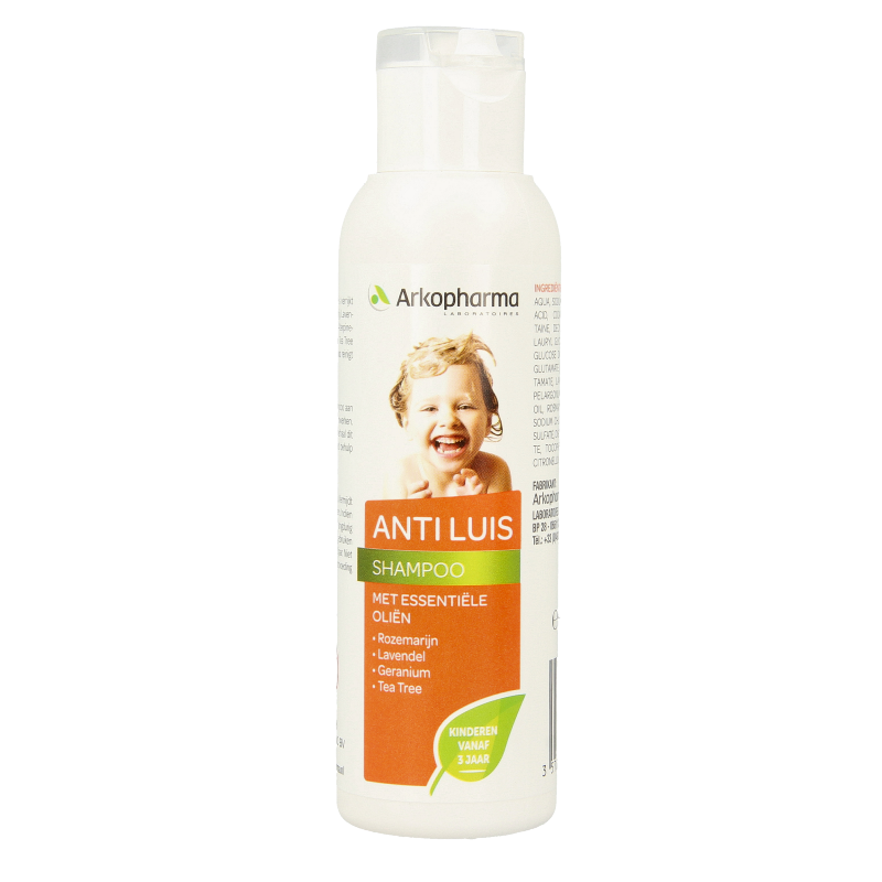 Anti Luis Anti Luis Haarverzorging shampoo bottle, 125ml, with label and product packaging visible.