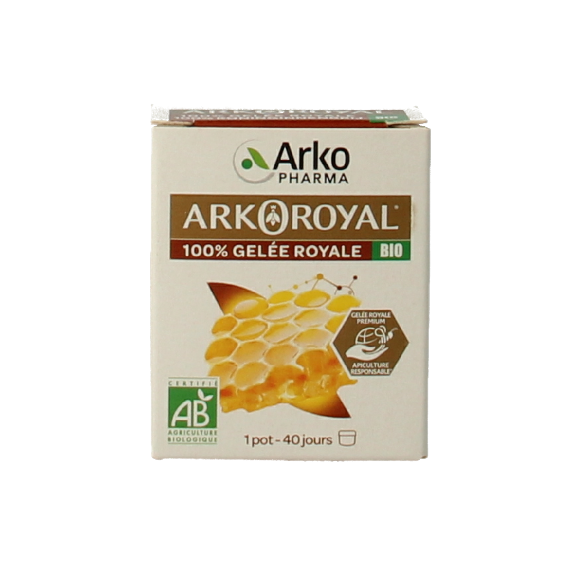 Arko Royal Royal jelly 100% koninginnebrij bio 40.00 Gram