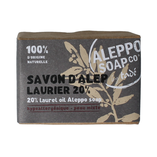 Aleppo Soap Co Zeep 20% laurier 200.00 Gram
