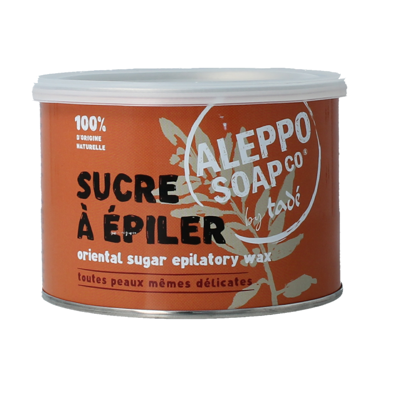 Aleppo Soap Co Suikerwax 500g container for hair removal and waxing, displayed in a clear, professional image.