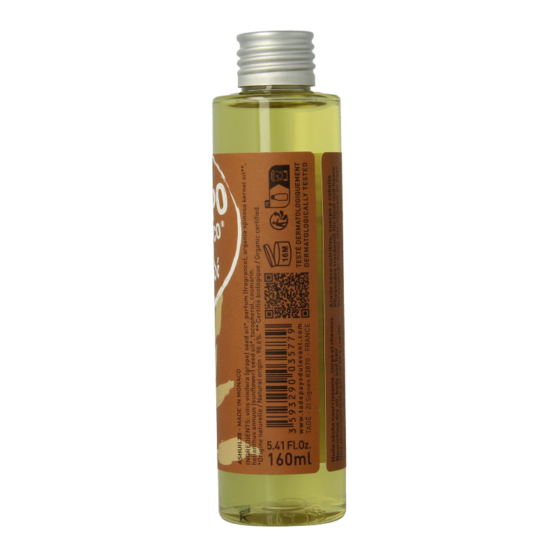 Aleppo Soap Co body olie with argan and blossom, 160ml, nourishing body care oil with natural ingredients and floral scent.