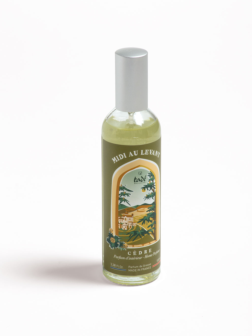 Tade Huisparfum ceder geurverspreider bottle, 100ml, with a sleek design and cedar scent for home fragrance.