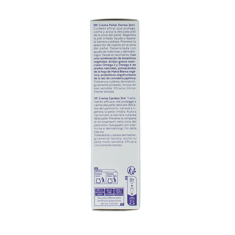 Weleda Baby Derma 3-in-1 Billenbalsem bio, 50ml, natural baby and toddler diaper rash cream in a tube.