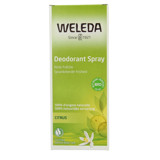 Weleda Citrus deodorant spray 100.00 Milliliter