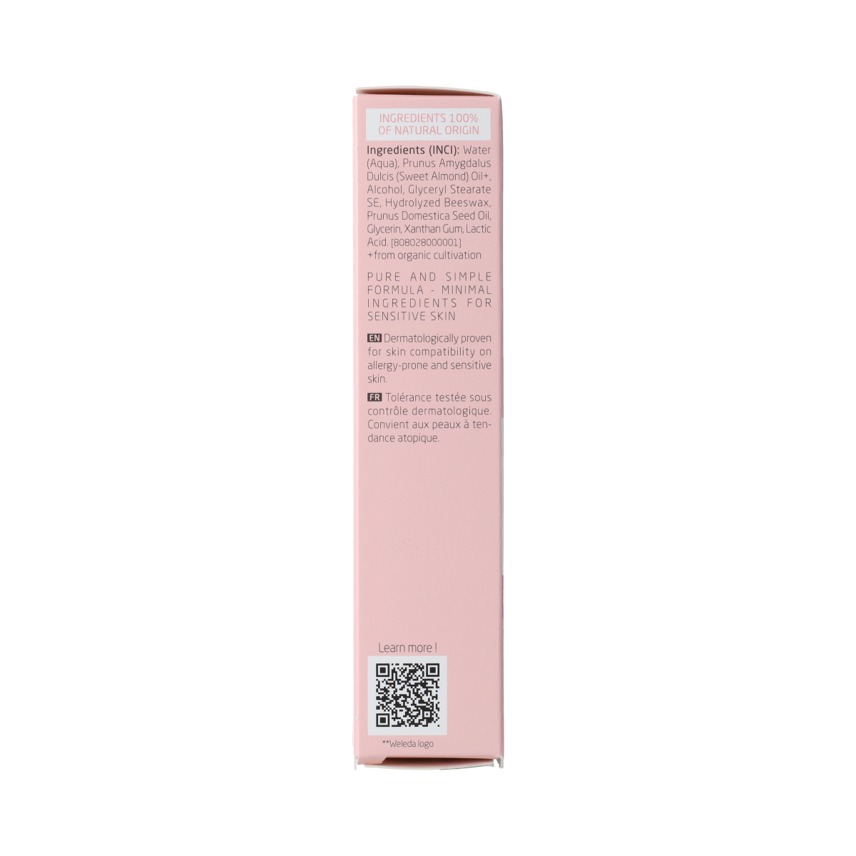 Weleda Gezichtscreme sensitive hydraterend 30.00 Milliliter