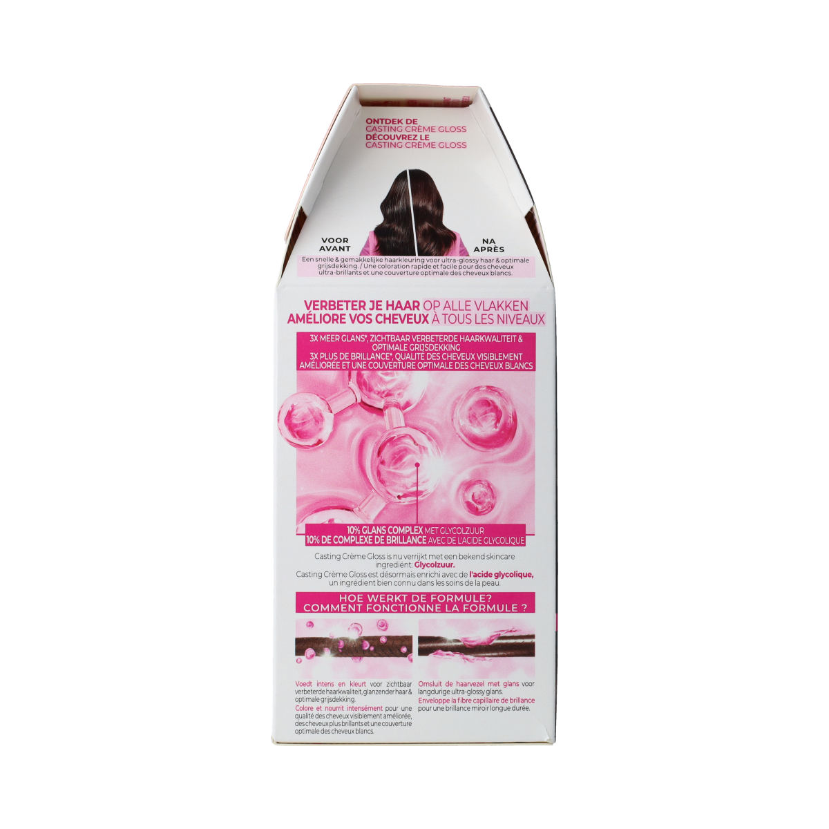 Casting Creme Gloss 400 Espresso hair coloring set by Casting, featuring a rich, dark brown shade with a smooth, glossy finish.