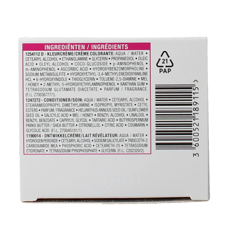 Casting Creme Gloss 535 Chocolade hair coloring set showing the box with the product name and branding.