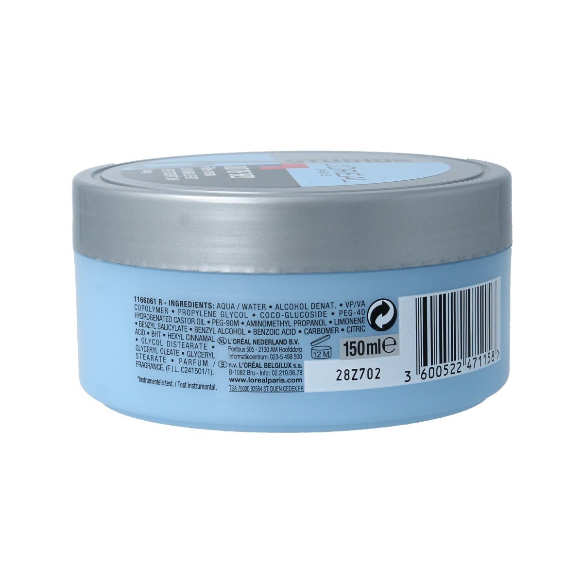 Studio Line special FX hair styling pot, 150ml, shown with sleek black packaging and product label for creative hair styling.