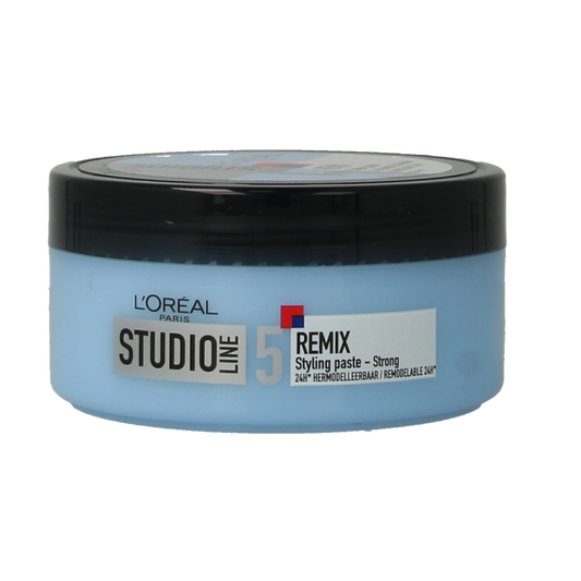 Studio Line Remix Special SFX Pot 150ml hair styling product with black and white packaging, suitable for creative hair styling.