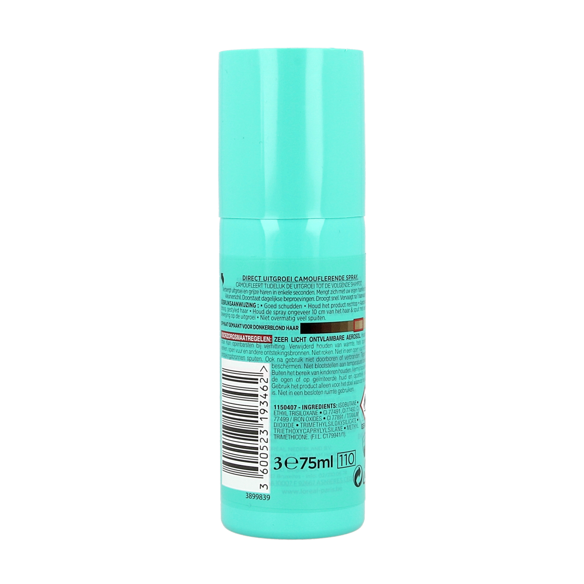 Magic Retouch Dark Blonde spray bottle for hair coloring, 75ml, easy instant root touch-up.