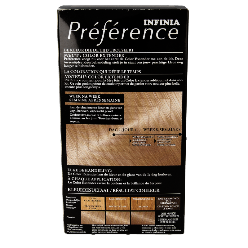 Preference 9.1 Viking zeer licht asblond hair coloring set with light blonde shades, shown in the product image.