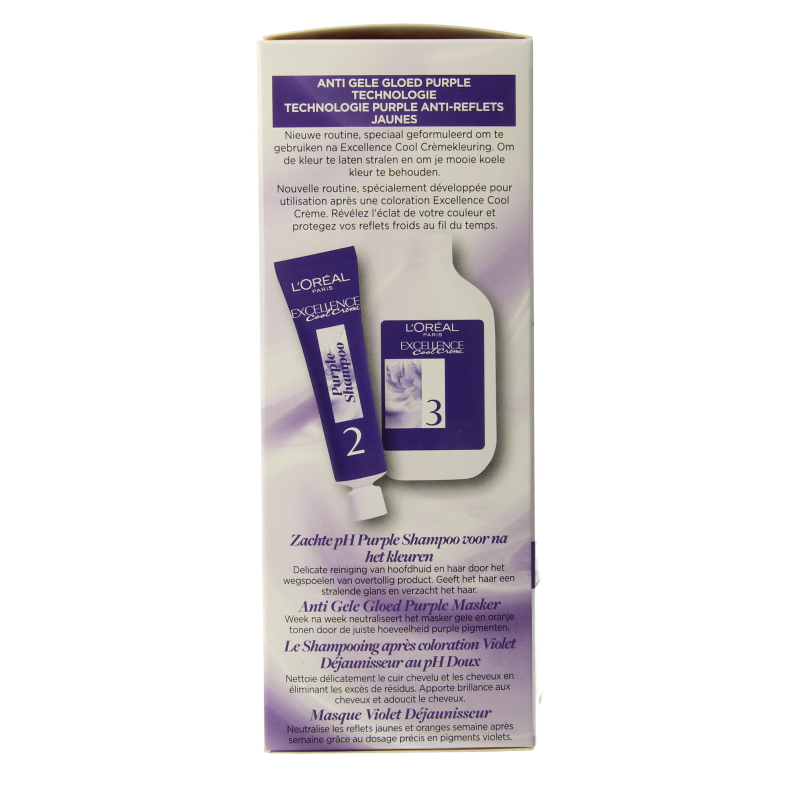 Excellence Cool Creme 5.11 Ultra AS Lichtbruin 1.00 hair coloring sachet showing creamy hair dye in packaging