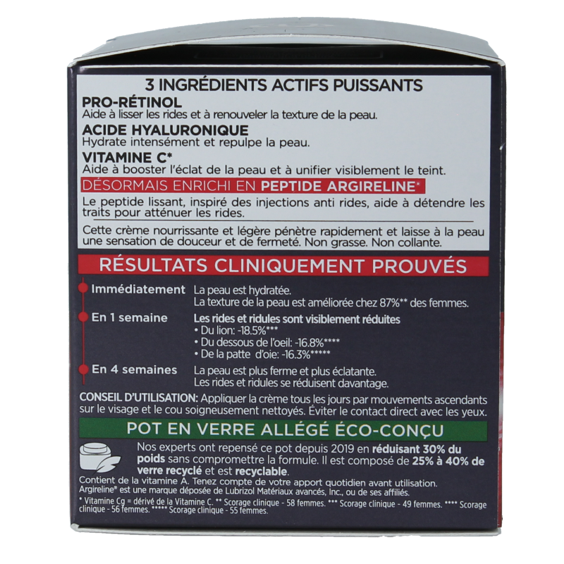 L'Oreal Paris Revitalift Laser X3 facial cream in 50ml jar, showcasing the skincare product for anti-aging and skin revitalization.