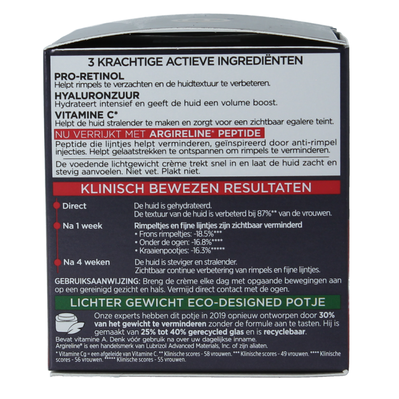 L'Oreal Paris Revitalift Laser X3 facial cream in 50ml jar, anti-aging skincare for youthful skin.