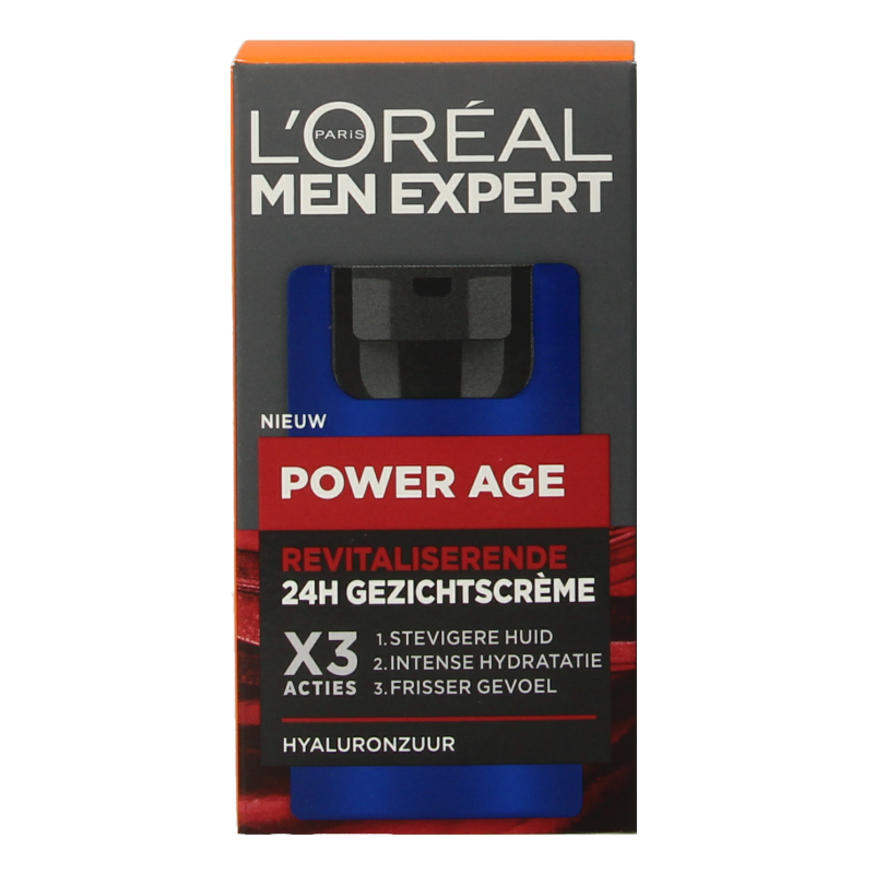 Men Expert power age 50 hair coloring product in a 50ml container, designed for men's hair coloring and styling.