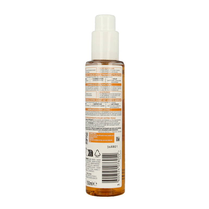 L'Oreal Paris Revitalift clinical facial cleanser in a 150ml bottle, designed for skincare and deep cleansing.