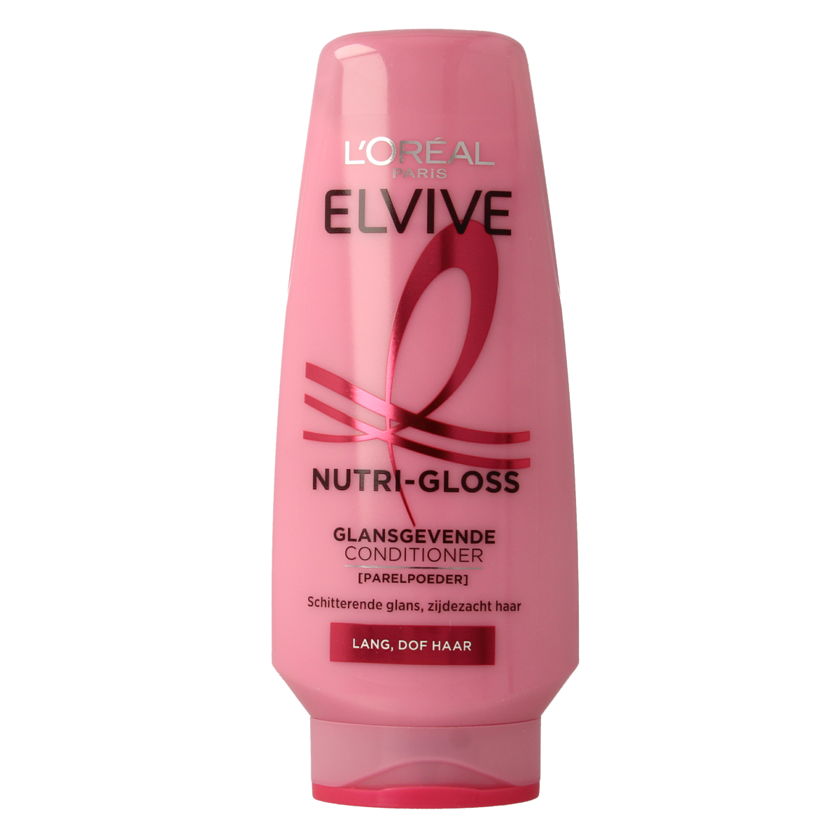Elvive Nutri Gloss Conditioner for hair, 200ml, in a sleek bottle, designed to nourish and add shine to hair.