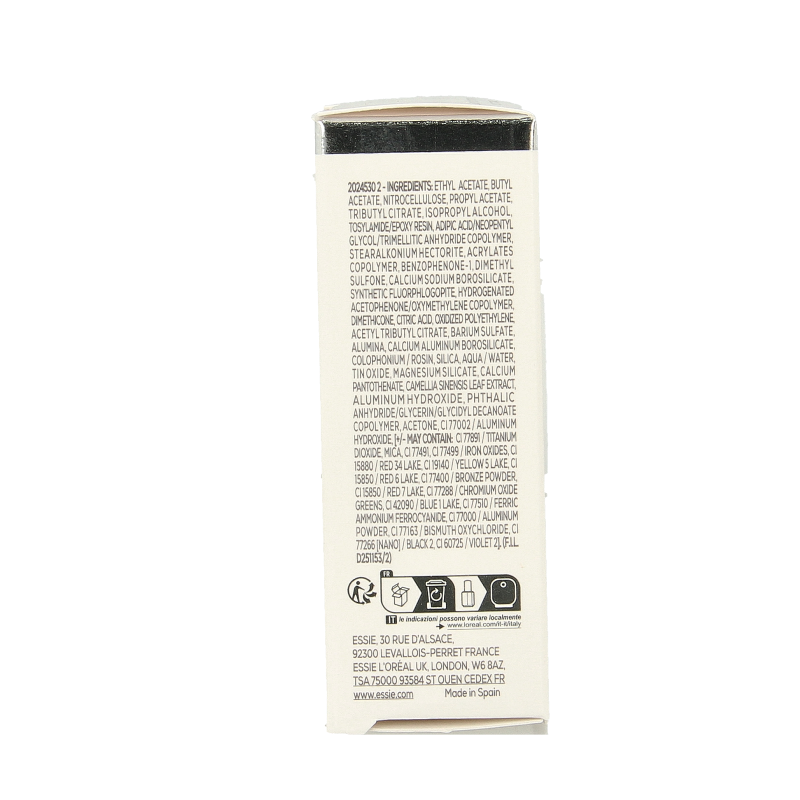 Essie nail strengthener in 13.5ml bottle, clear make-up product to strengthen and improve nail health.