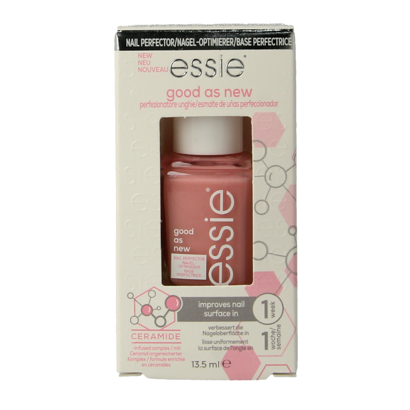 Essie Good as New Nail Polish in 13.5ml bottle, vibrant make-up product with a sleek design, perfect for a flawless manicure.