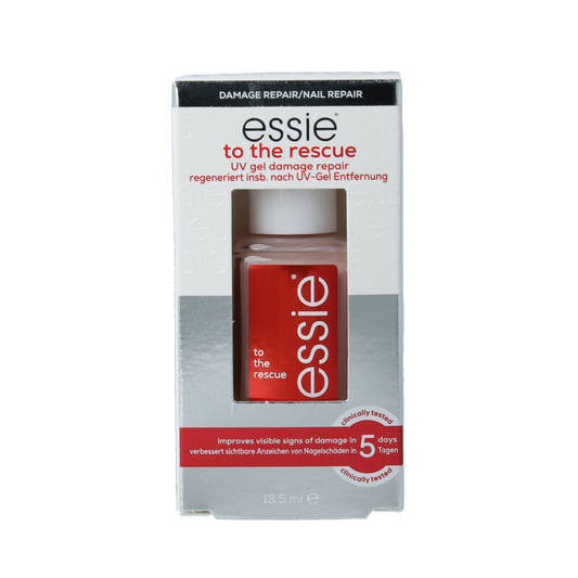 Essie To the Rescue make-up in 13.50ml bottle, featuring a sleek design and vibrant color for professional beauty application