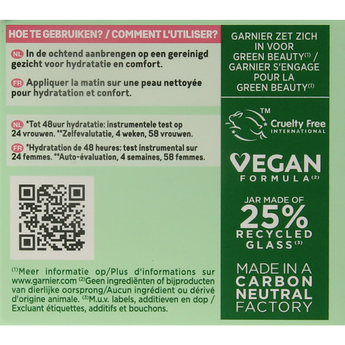 Garnier SkinActive hyaluronzuur en aloe vera gezichtsverzorgingscrème in 50ml jar, moisturizing skincare for healthy skin