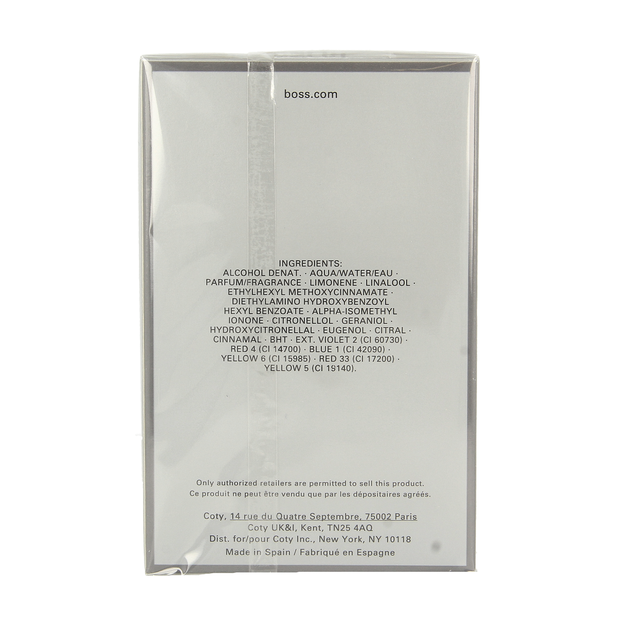 Hugo Boss Select men's eau de toilette bottle, 100ml, with sleek packaging and stylish design.