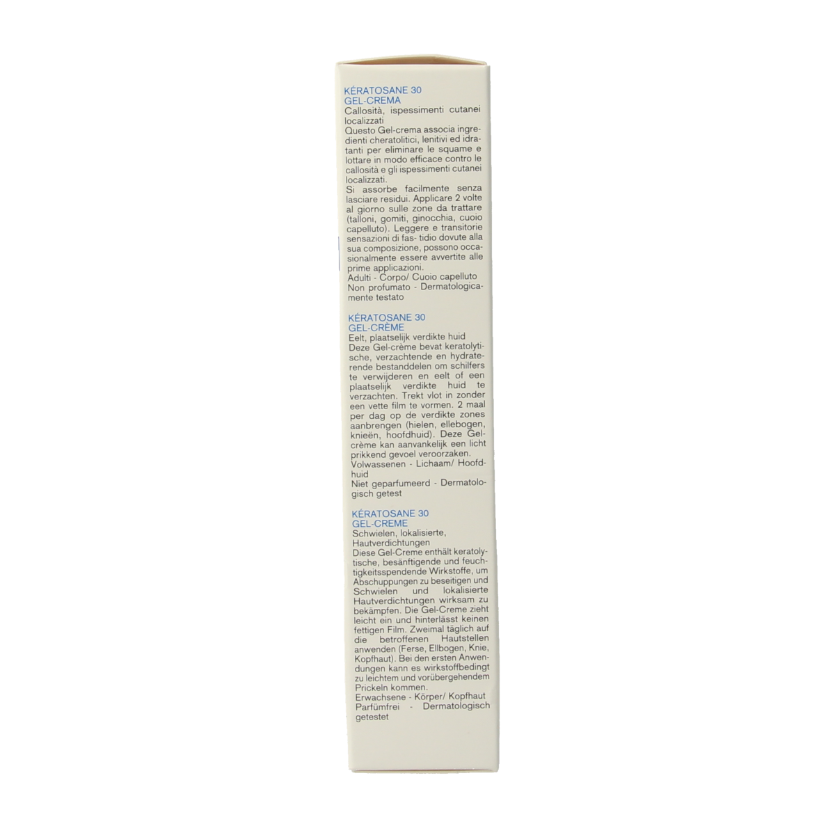 Uriage Keratosane 30 face moisturizer in a 40ml tube, skincare product for keratosis and skin smoothing.
