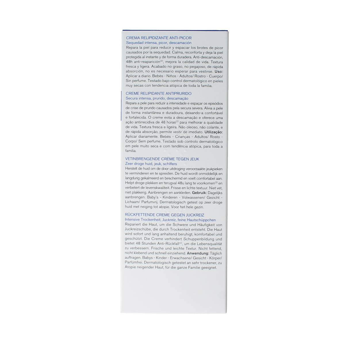 Uriage Xemose creme 200ml, facial skincare product with a white tube and blue cap, designed for sensitive skin.